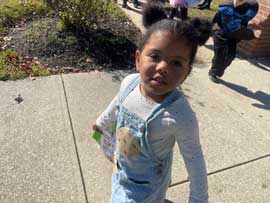 Student holding a favorite book